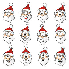 Santa Emoticons