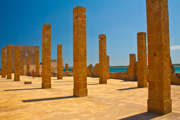 Siracusa, Vendicari colonne della tonnara