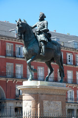 Obraz premium Statue of Felipe III