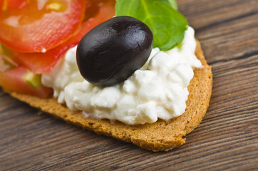 Delicious bruschetta