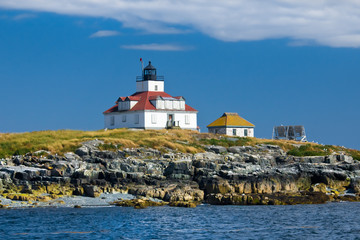 Fototapeta na wymiar Maine Egg Rock Lighthouse