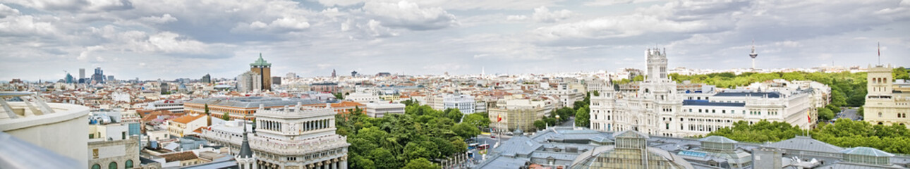 Fototapeta na wymiar Madryt panoramical view
