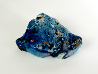 Blue mineral stone