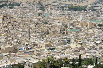 Obraz premium Panoramica di Fes-Marocco