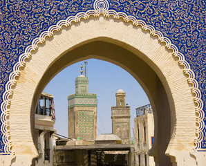 La porta blu medina di Fes