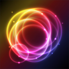 Abstract Glow Background Vector