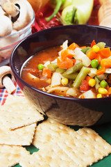 Minestrone soup