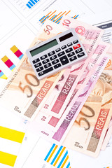 business chart showing financial success