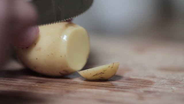Kartoffel schneiden