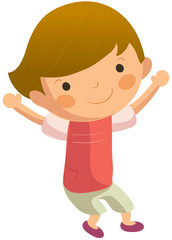 Portrait of happy boy