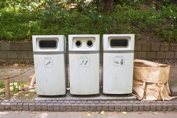 Contenedores para reciclar