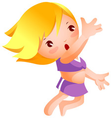 Portrait of happy girl