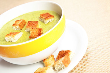 The broccoli soup