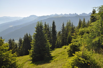 Blick zu den Kalkkögeln