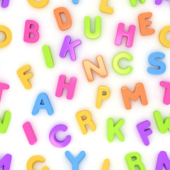 Preschool Seamless Alphabet