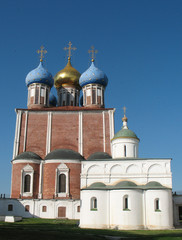 Ryazan Kremlin domes