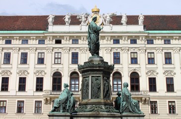 Emperor Franz I statue, Vienna, Hofburg