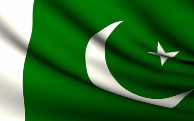 Flying Flag of Pakistan | All Countries Collection |