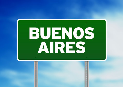 Buenos Aires Road Sign