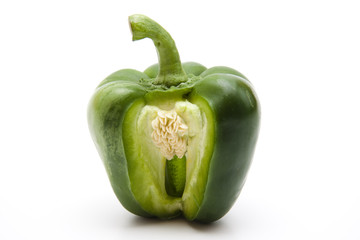 Paprika aufgeschnitten