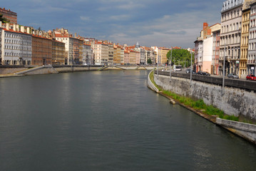 Obraz premium La Saône à Lyon