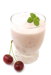 Cherry yogurt