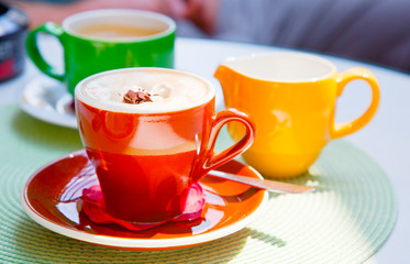 cup of cappuccino