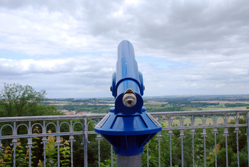 Aussicht Lausitz mit Fernrohr