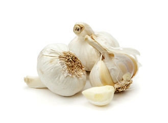 garlic bulbs and clove