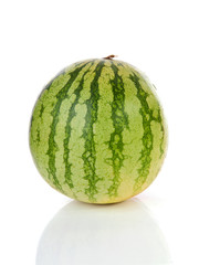Fresh water melon over white background