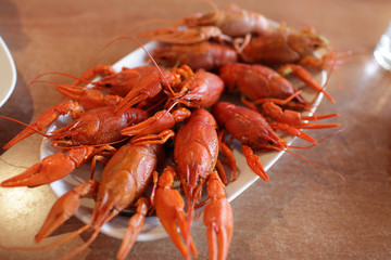 Boiled crawfishs