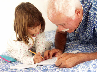 Dibujando y aprendiendo con mi abuelo