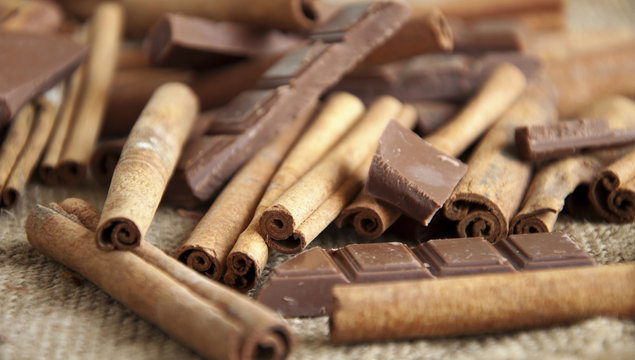Cinnamon and chokolate