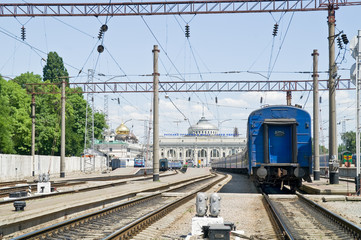 The railway station is in city Odessa