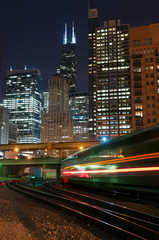 Fototapeta na wymiar Chicago transportation.