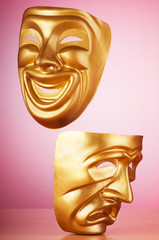 Masks with the theatre concept