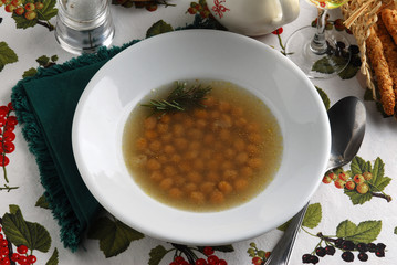 Sopa de garbanzos