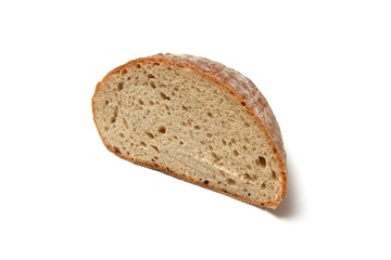 Bread on a white background
