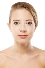 Obraz premium Beautiful woman with perfect skin