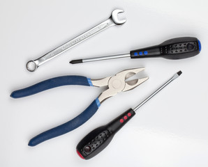 Tools blue toned