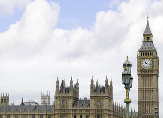 Fototapeta na wymiar Houses of Parliament Londyn City of Westminster