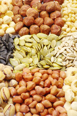 various nuts