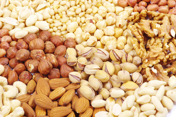 various nuts