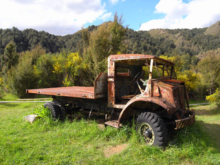 Obraz premium Old rusty truck