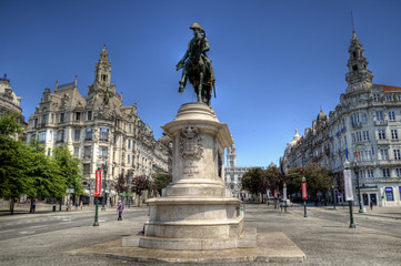 The Avenue of The Allies, Porto, Portugal.