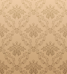 seamless damask pattern