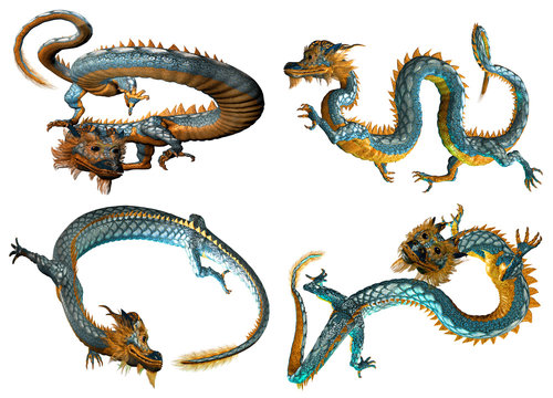 Chinese style dragon views