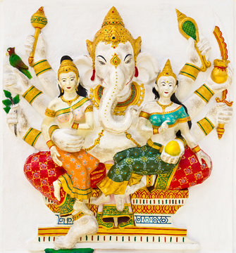Indian or Hindu God Named Vijaya Ganapati