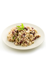 Risotto alle Olive nere - Isolated