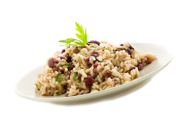 Risotto alle Olive nere - Isolated
